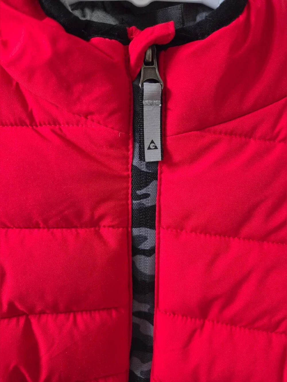 Gerry Kids Hooded Puffer Jacket - 4T Red